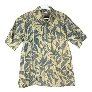 Reyn Spooner Laid-Back Paradise Hawaiian Button Up Print Shirt Men’s Size L USED